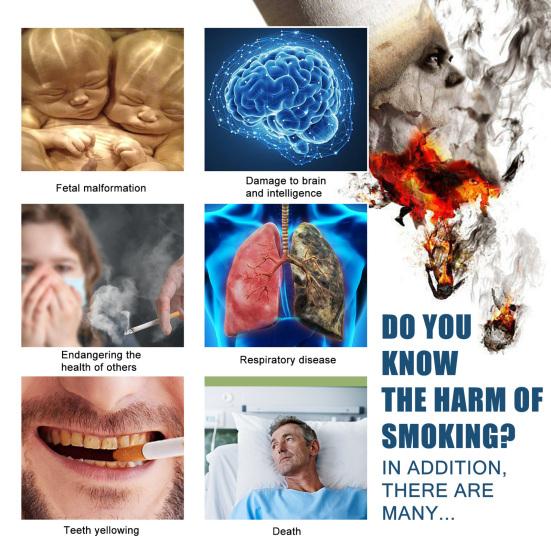 Yousheng 7Pcs/Box Smoking Cessation Sticker Moderate Quick Effect Non-irritating Professional Safe Alleviate Irritability Non-woven Fabric Nicotine