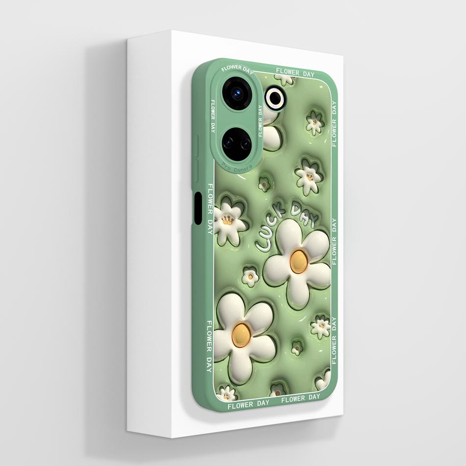 For Tecno Camon 20 Phone Cases Artistic Style Full Protection Soft Liquid Silicone Back Cover For Tecno Camon20 4G Funda Coque