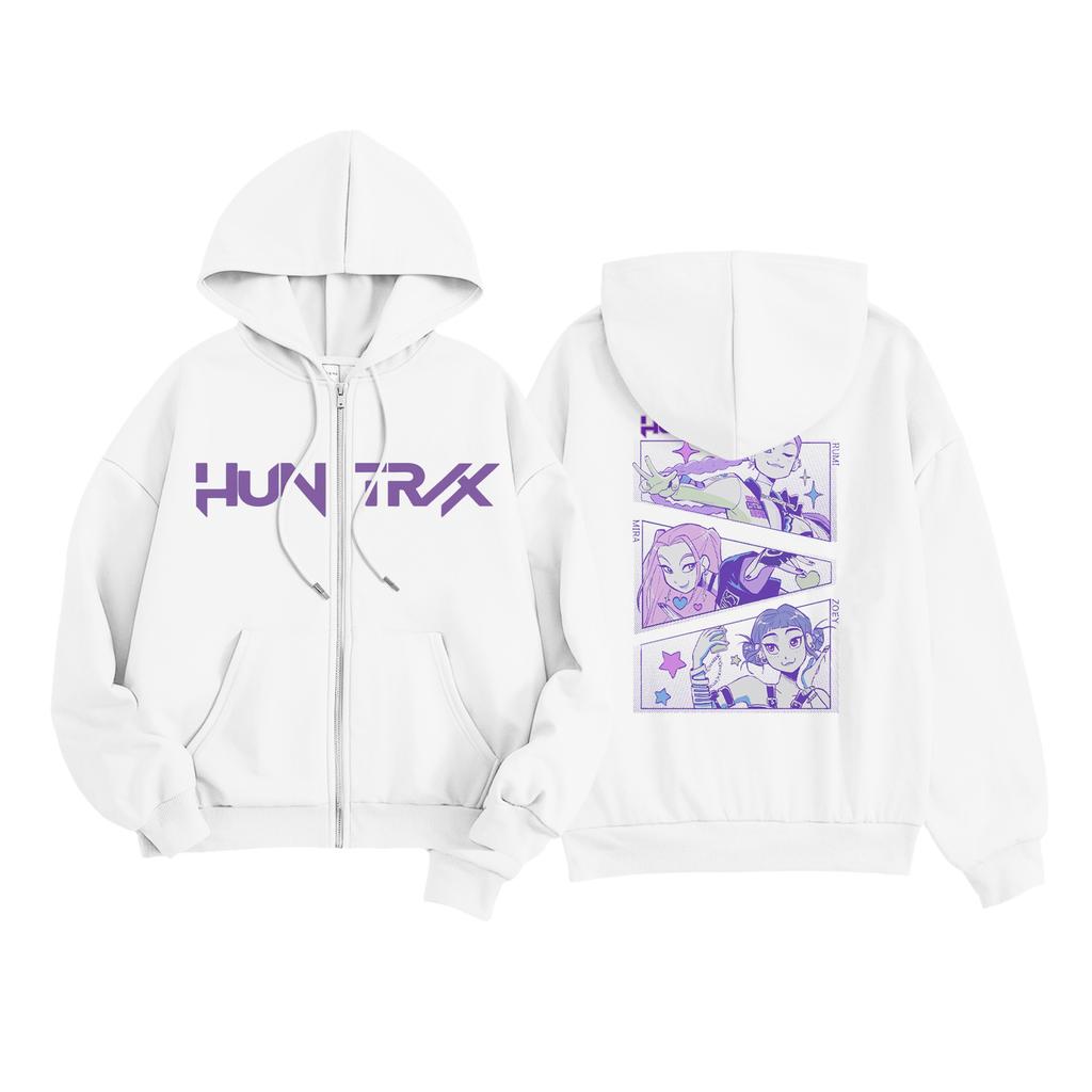 Kids Fashion Women's Lightweight Long Sleeve Zipper Hoodie Printed Hoodie With Pockets