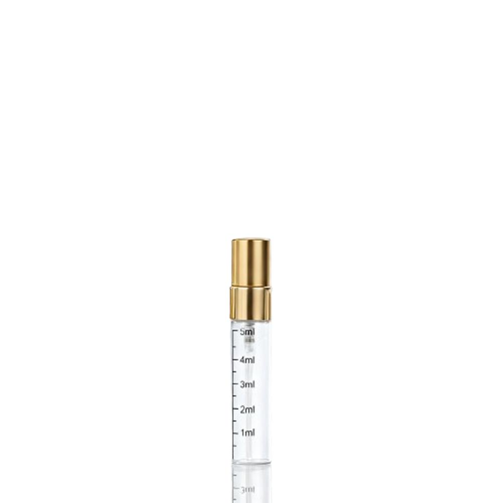 10pz 2ml 3ml 5ml 10ml Flacone in Vetro Graduato per Profumo Vuoto Trasparente Flaconi Spray Cosmetici Atomizzatore da Viaggio Ricaricabile Flaconcini Campione