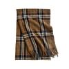 Korean Style Plaid Scarf for Women Winter Pinstripe Student Warm Thickened Imitation Cashmere Long Shawl Scarf