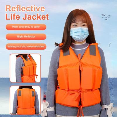 Flotabilidad Adultos Chaleco Salvavidas Salvavidas Espuma Chaleco Salvavidas Ayuda Chaqueta de Seguridad Navegación Surf