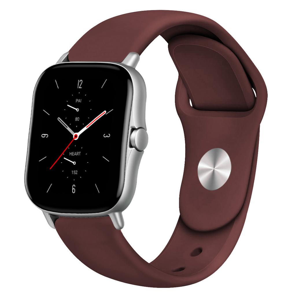20mm/22mm Klockarmband För Amazfit GTS 4/3/2/2e/Mini/GTR 42mm/GTR 4/3 Pro Silikonarmband Amazfit helio/balance 2 bip 5 6 band