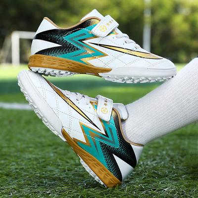 Kids Soccer Shoes Fashion Luxury Original Football Sneakers Field Training Turf Non-slip Teen Football Tournament Shoes for Boy
