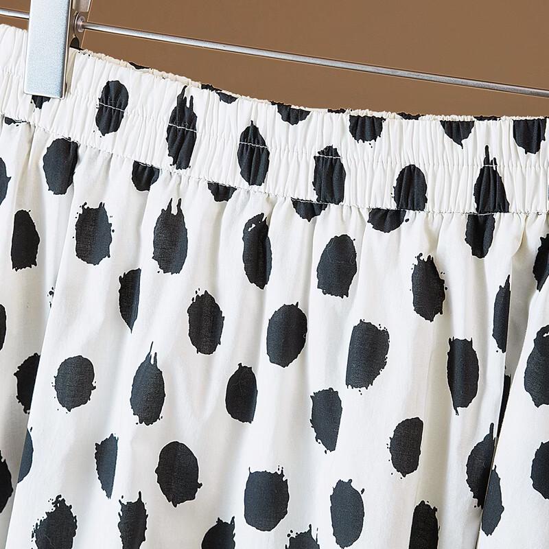 Women's Retro Polka Dot High-Waist A-Line Skirt