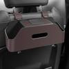 Universal Car Seat Back Storage Box Multi-Functional Vehicle Mounted Tissue Box Rear Seat Storage Cup Holder Hook Car Accessorie