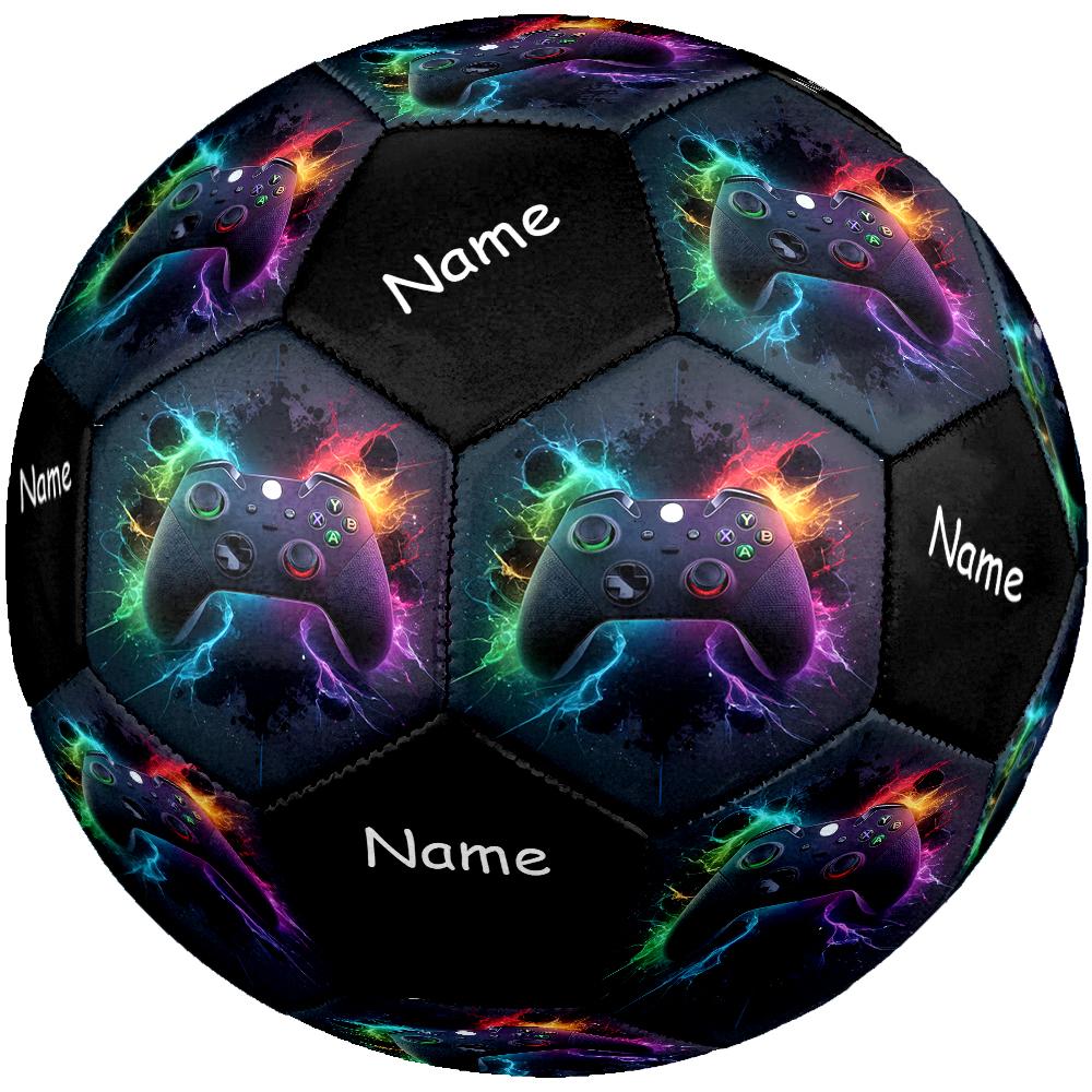 Custom Name Game Controller Theme Size 5 Soccer Ball, Suitable for Both Indoor and Outdoor Matches, a Gift Suitable for Everyone.