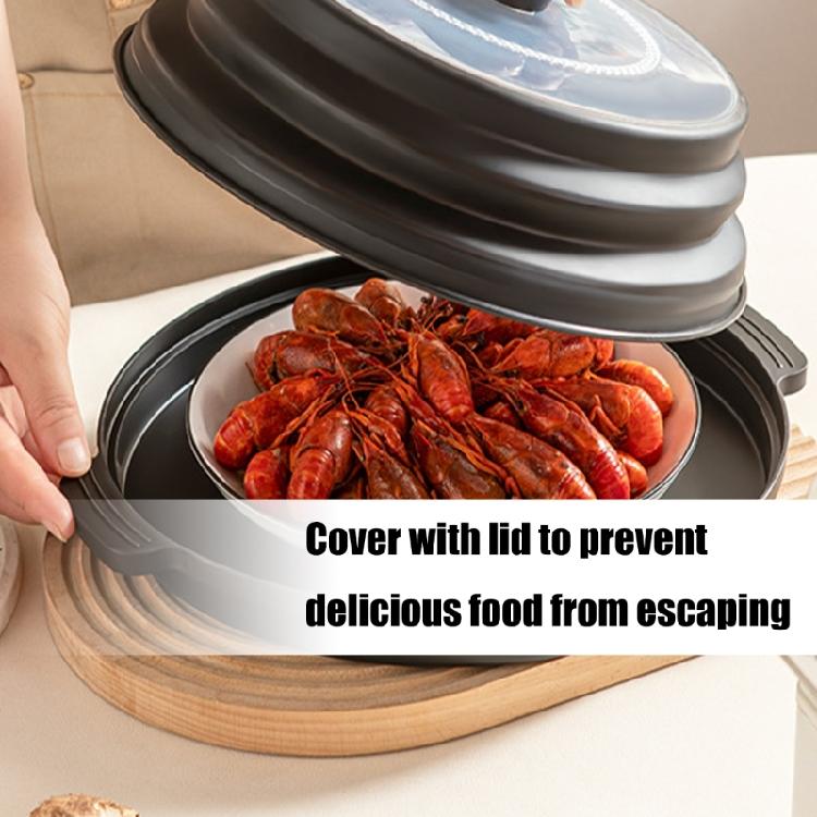 Dishwasher Safe Microwave Lid Foldable Splash Cover Heat Resistant PP Materials Multipurpose Kitchen Tool For Food Protections