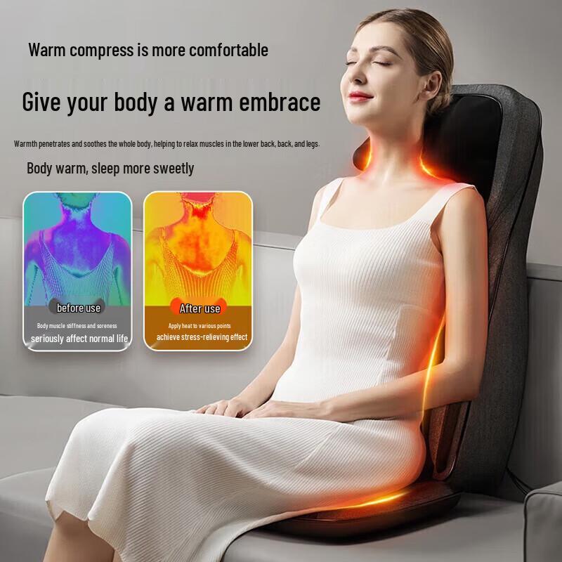 AUX Neck and Back Massage Cushion CN plug (adapter included)