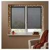 Paire de Rideaux Voile 70 x 200 cm Brise bise noir