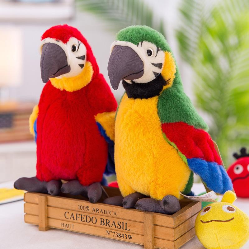 Creative Cute Macaw Parrot Plush Toy - Funny Bird Doll & Children's Birthday Gift