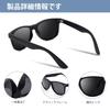 [Epavouos] Sunglasses for Men and Women, Polarized, UV400, UV Protection, Wellington Style, Sports, Driving, Lightweight, Black