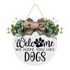 Welcome Sign for Front Door Porch Reusable Door Hanging Sign Greeting Guests & Passers-by