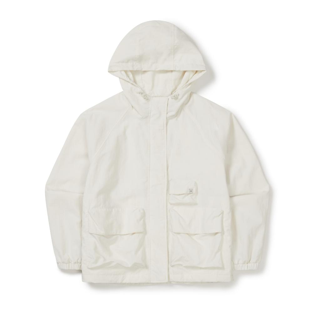 SNOWPEAK Campul Women's Utility Windbreaker Butter Ivory (S26ZWCWB11)