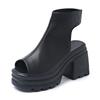 Fashion Ladies Shoes 2025 Brand Peep Toe Women's Sandals Fashion Plus Size Best Seller Summer Comfortable Casual Super High Sandal Boots