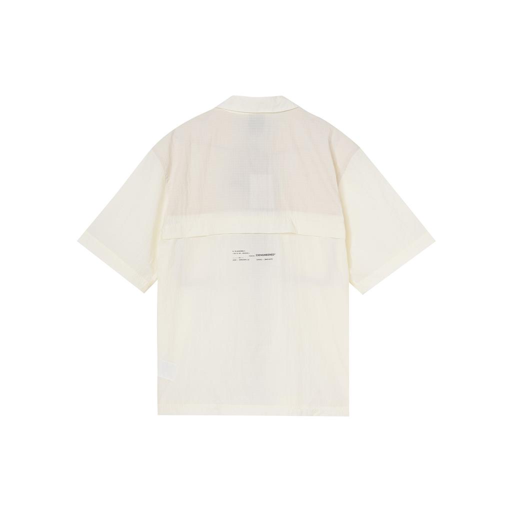 Jordan Shirts Men's White Lapel Moderate Shirt DX9650-113
