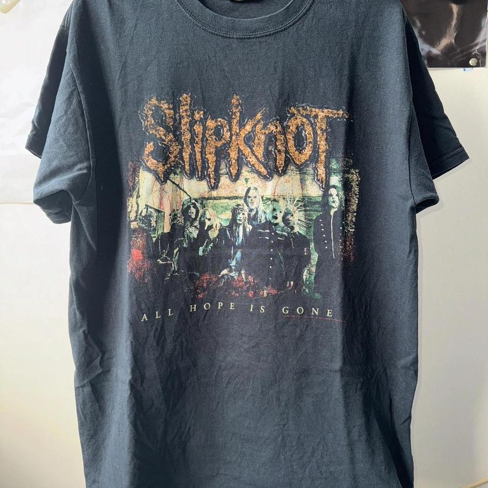 Slipknot All Hope Is Gone 2008 Черная хлопковая футболка Унисекс S-5XL Унисекс футболка XXXL