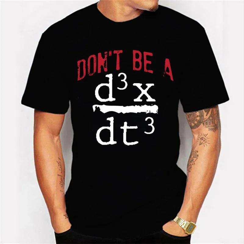 Mode Sommer Herren T-Shirt Mathe Witze Grafikdruck 100% Baumwolle T-Shirts für Männer Streetwear Mode Lässiges Shirt Lustige T-Shirts