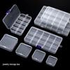 Nail Art & Jewelry Storage Box with 28, 24, & 10 Grids - Perfect for Press-On Nails and Tools