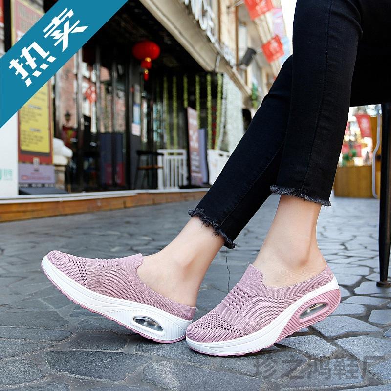 2025 popular flying woven fashion women's shoes 35--43