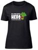 Sei ein Lebensmittelverschwendungs-Superheld Superheld Brokkoli Damen T-Shirt Damen Geschenk T-Shirt