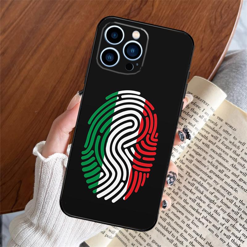 Italy Flag Phone Case For iPhone 17 Air 11 14 15 16 Pro Max Plus 12 13 Mini 16e 17 Pro Max Back Cover