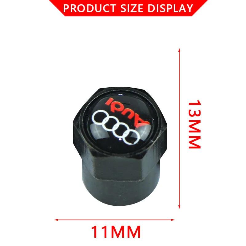 4 PCS Car Tire Wheel Valve Stem Caps protection cover car accessories For 7a a3 a4 a5 a6 a7 a8 b5 b6 b7 b8 c7 c8 8v 8pa7