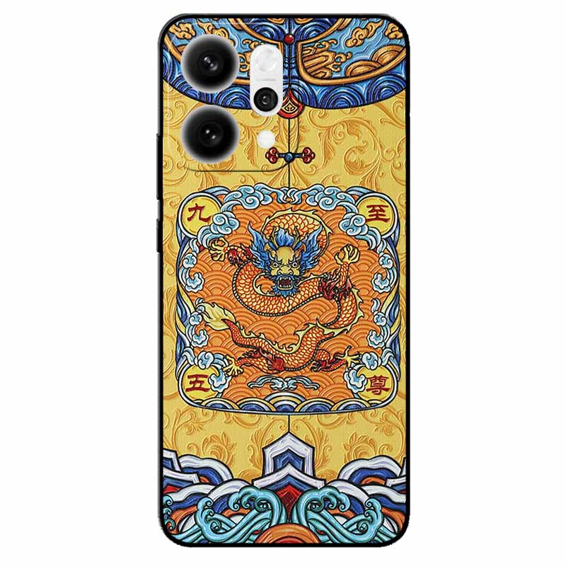 3D Cartoon Emboss Case For Oppo Reno14 5G Relief Embossed Retro Silicone Back Cover For Reno 14 CPH2737 Funda Anime Coque Reno14