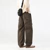 Spring and autumn new mountain overalls loose straight large size versatile casual pants men's American trendy trousers