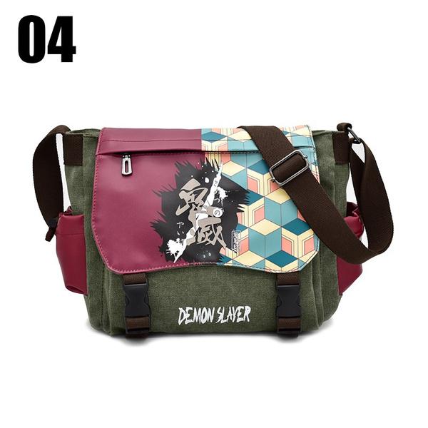 Anime Demon Slayer Messenger Bag ONE PIECE School Bag Backpack