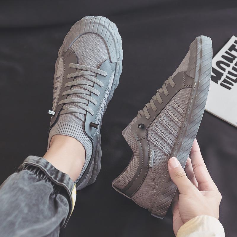 Сетчатые туфли мужские летние мужские сетчатые вырезы повседневные спортивные легкие — фото 4