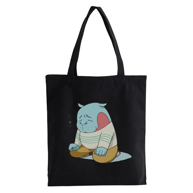 Cute Odd Taxi Anime Printing Shopper taška Ženy Estetická grafika Taška přes rameno eco Vysokokapacitní taška plátěná taška Bolsas