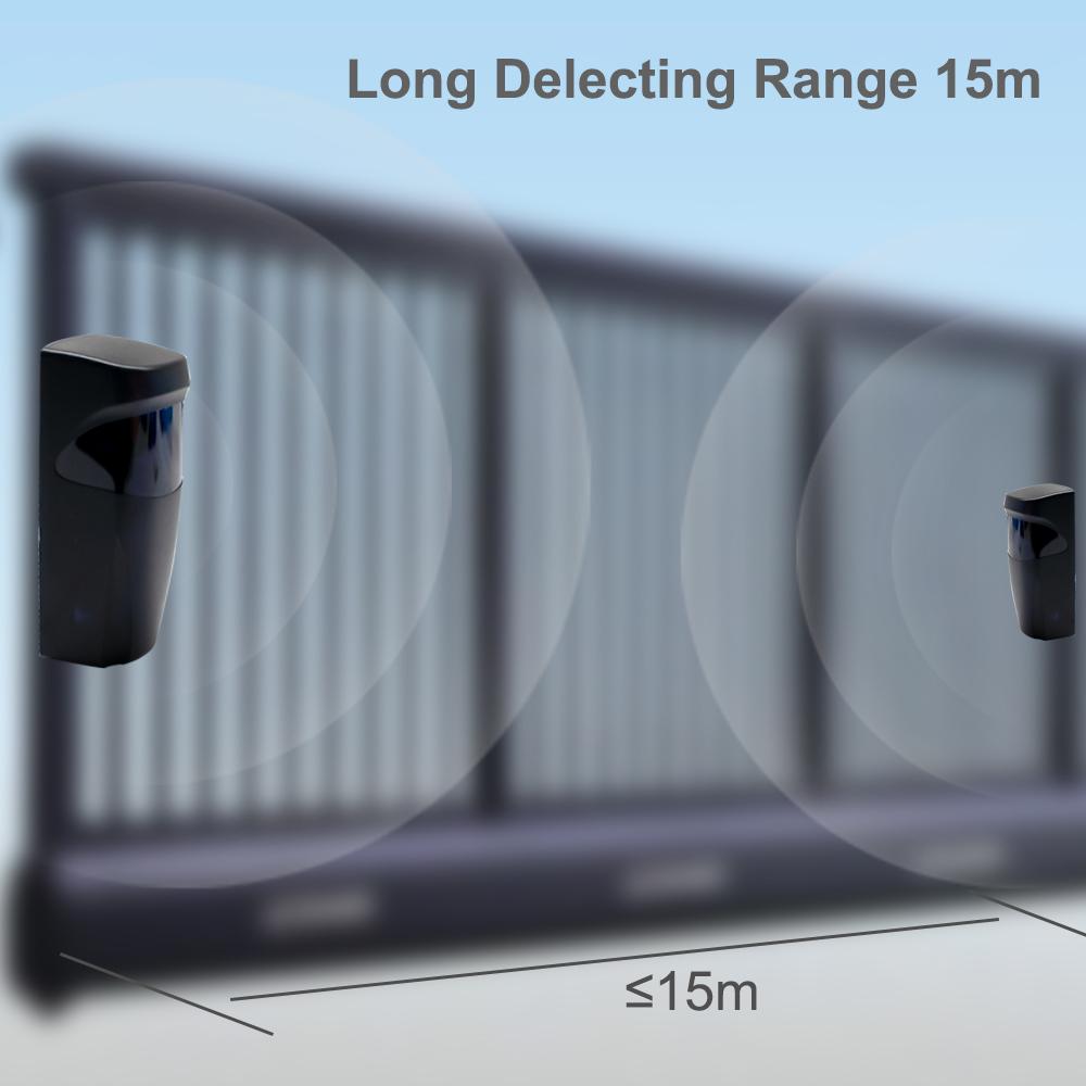 15m Automated Gate Safe Infrared Detector Sensor / Swing / Sliding / Garage Gate / Door AC/DC 12-24V Infrared Photocells