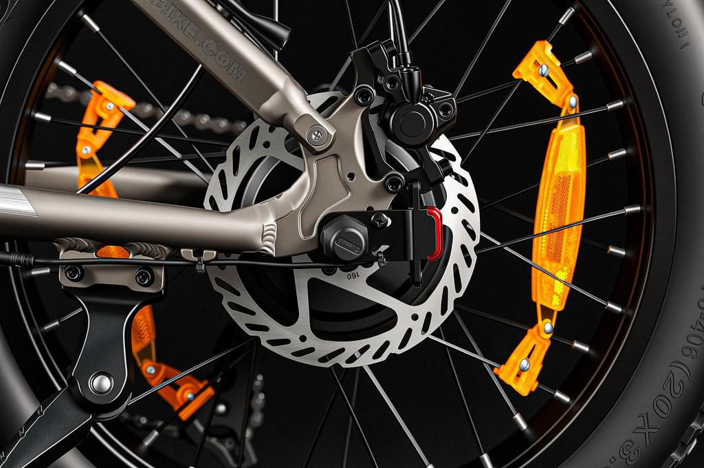 TTGO F7 Folding Electric Bike – 250W Motor – 48V 15Ah Battery – 120-140 Km Max Range – 20"×3.0" Tires – Hydraulic Brakes – Shimano 7speed