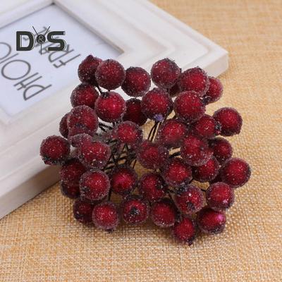 1 Bouquet Artificial Holly Berry Maintenance Free Exquisite Home Decor Pretty Artificial Berry