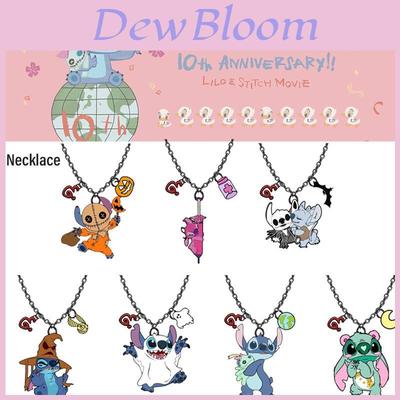 Cute Cartoon Character Stitch Necklace For Halloween Anime Pendant