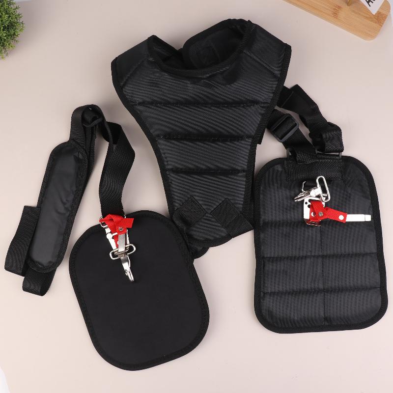 Double Shoulder Harness Strap Belt, Adjustable Trimmer Strap For Brush Cutter, Garden Lawn Mower Power Pruner, Comfort Support