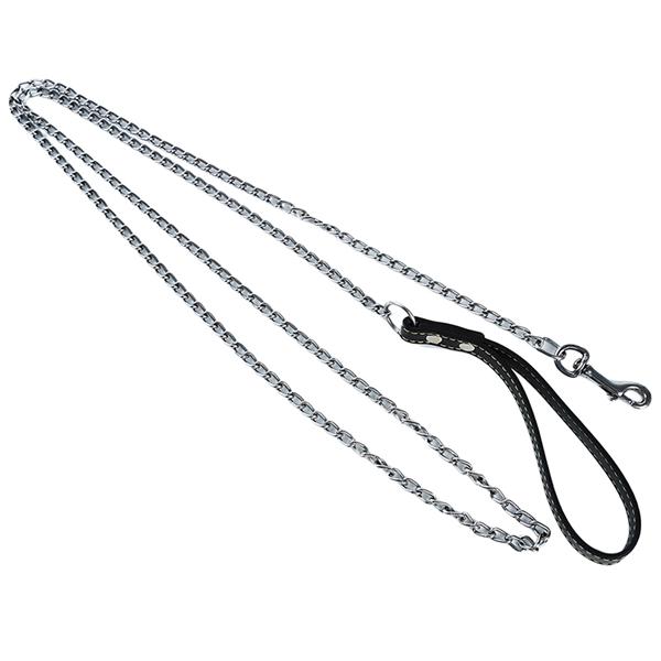 Pet Leash Chain Lead Dog Chain Antibitemetalchain Chainleashhandle Dogchain