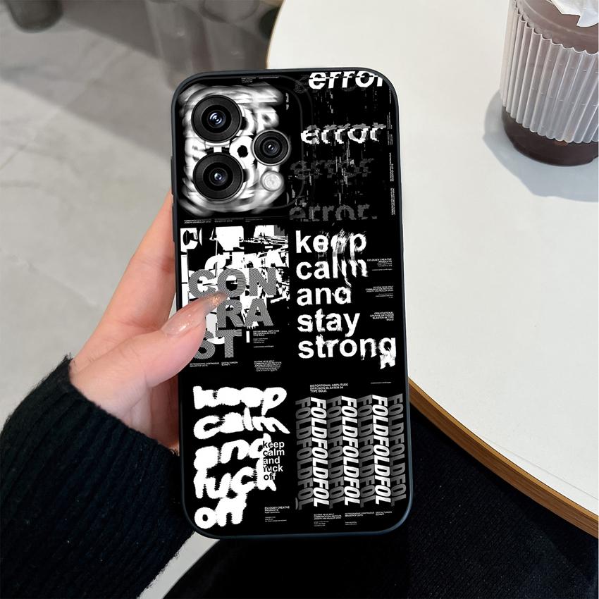 For Oppo Reno 15 14 13 12 11 Pro 15F 15C 11F Phone Shell Elegant Flowers Soft Liquid Silicone Lightweight Case for OPPO Reno Shockproof Durable Bumper