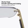 UV Protection Wood Grain Sunglasses Outdoor Street Photography Ultra-Light Cycling Eyewear Scratch-Resistant Rimless Sun Glasses