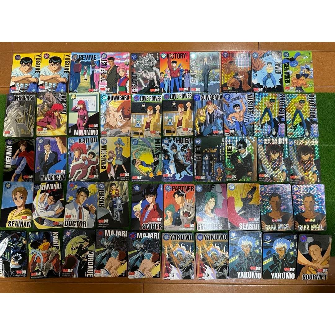 Used Yu Yu Hakusho Trading Card Set of 50