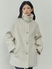 Gngb Alpaca Half Coat_Ivory