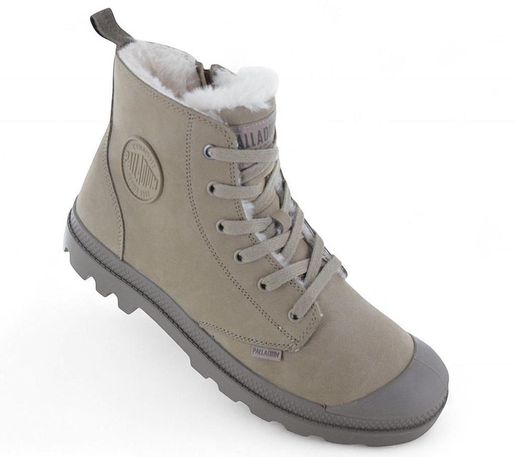 Palladium Pampa HI ZIP WL - Men's Winter Boots Boots Lined Shoes Grey 05982-297-M ORIGINAL