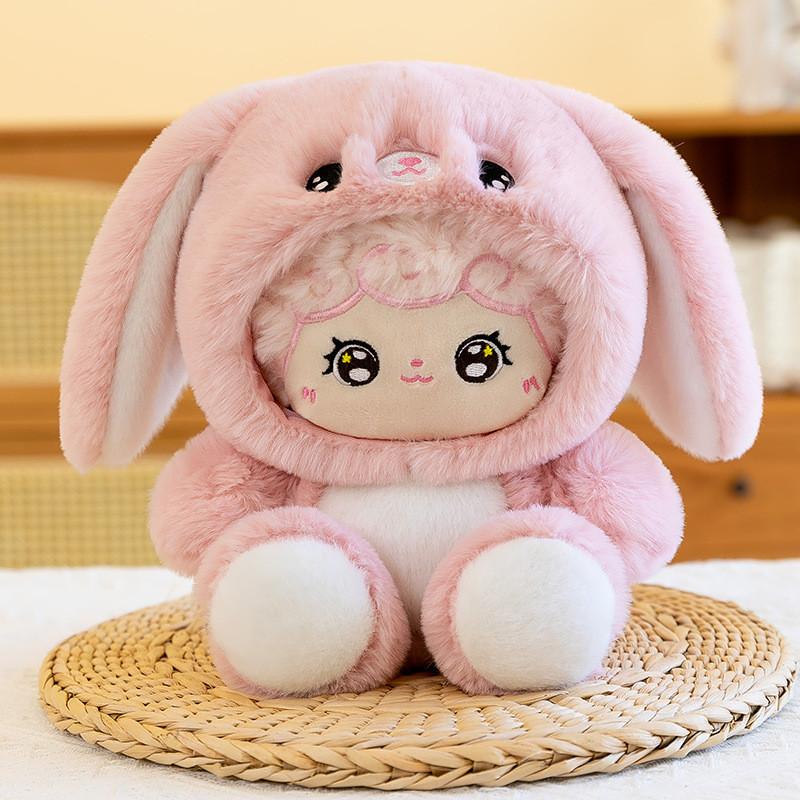 Wolf Rabbit Panda Animal Costume Plush Doll Childrens Birthday Gift Decor Home