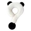Cuscino da viaggio a forma di panda in peluche per collo, per bambini e adulti, che fornisce comfort e supporto per il collo