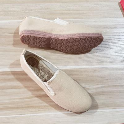 Zapatos de Tela Sencillos de Algodón y Lino Transpirables para Hombre Zapatos de Lino Hechos a Mano Zapatos para Danza Zen Hanfu Arte del Té Zapatos Chinos Lisos