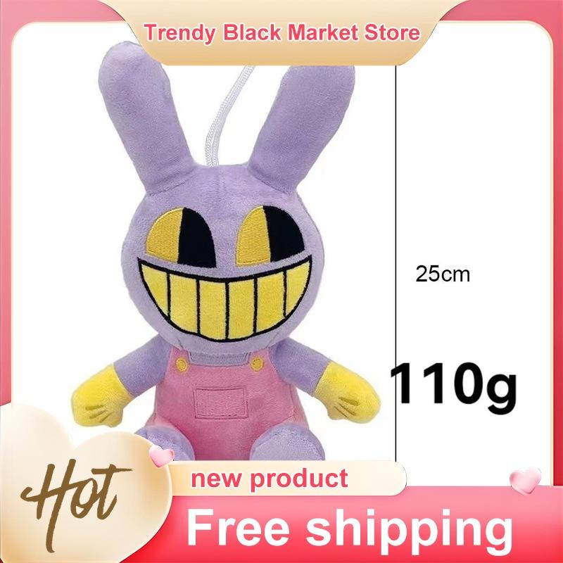The Amazing Digital Circus Plush Toys Jax Rabbit Pomni Clown Cartoon Soft Stuffed Collectible Decoration Gift For Animation Fans
