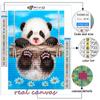 5D DIY Diamond Painting Cross Stitch Animal Panda Diamond Embroidery Mosaic Wall Art Home Decoration