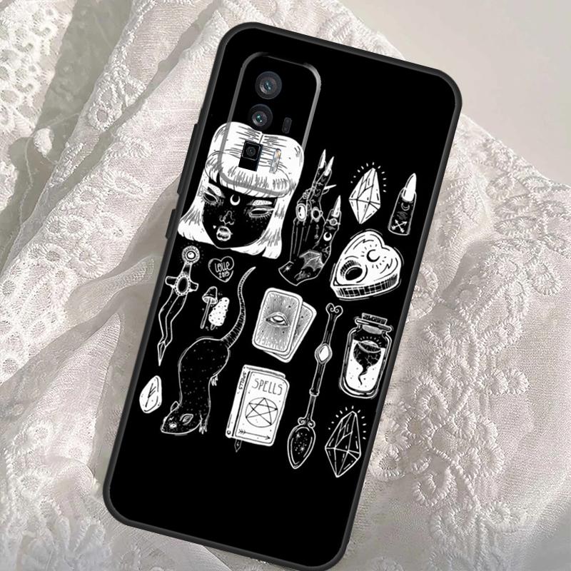 MAGIC Witchcraft  Witch Sailor Case For Xiaomi 14T Pro 13T 12T 11T 13 14 Ultra POCO X6 F6 Pro M6 X3 X5 M5s F3 F5 Cover