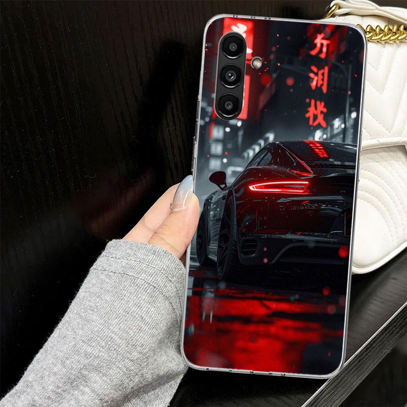 Sports GT3-RS Car-911 Case for Samsung A17 A16 A56 A36 A26 A15 A55 A35 A25 A14 A54 A34 A24 Phone Cover A13 A53 A33 A23 A05S A04S